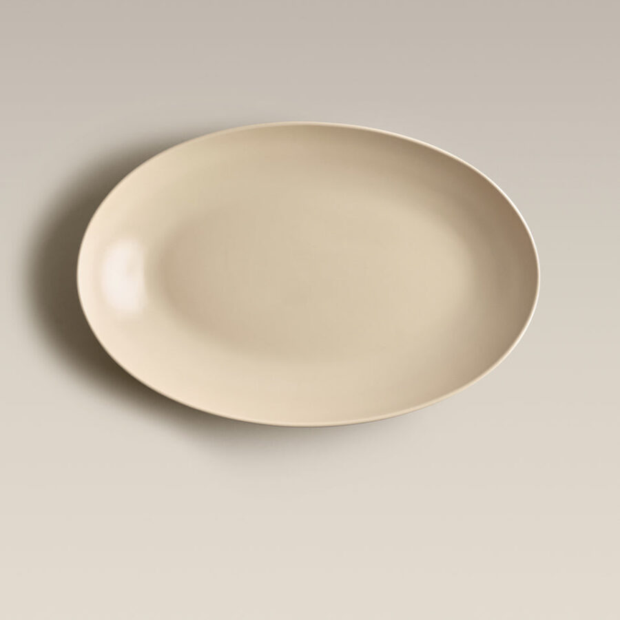 Oval Low Ceramic Bowl 134 oz