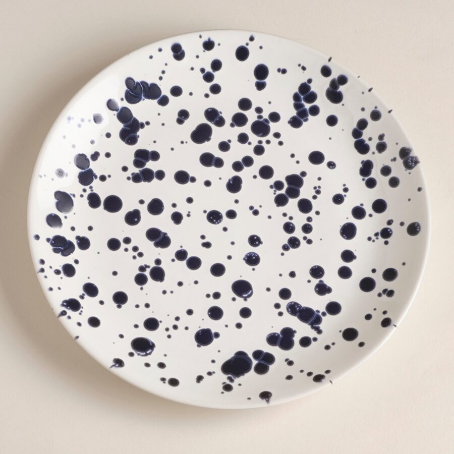 Splatter Ceramic Side Plates 8.25 Inch