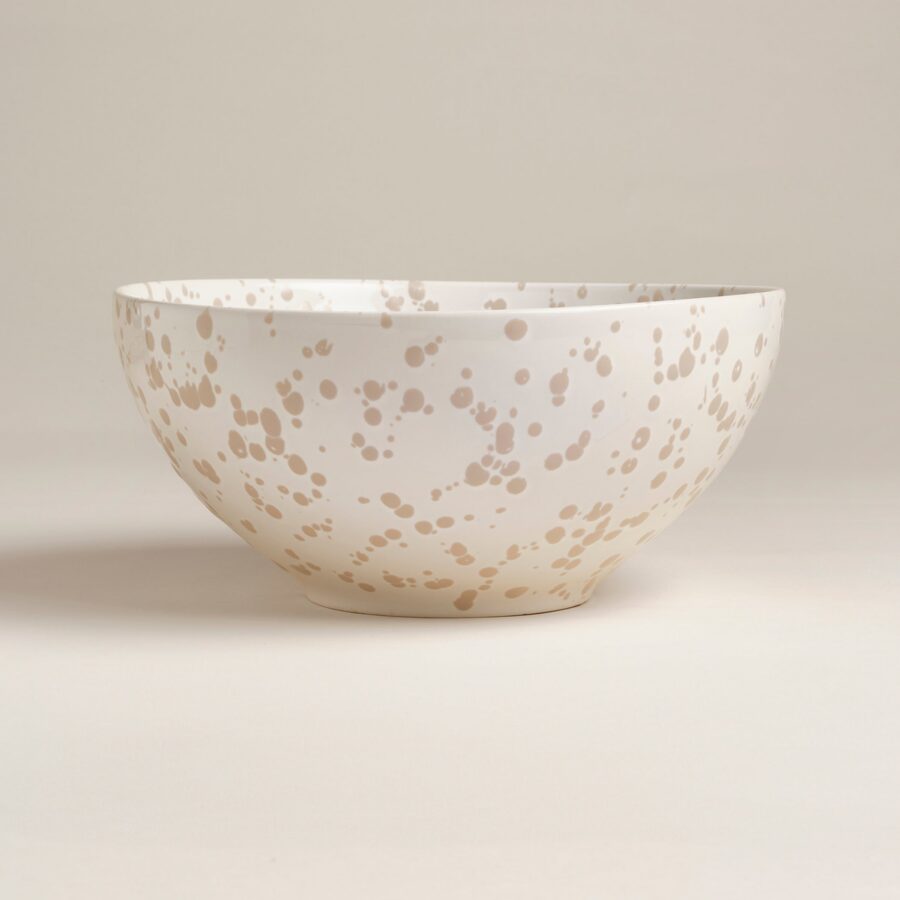 Splatter Deep Serving Bowl 77 oz