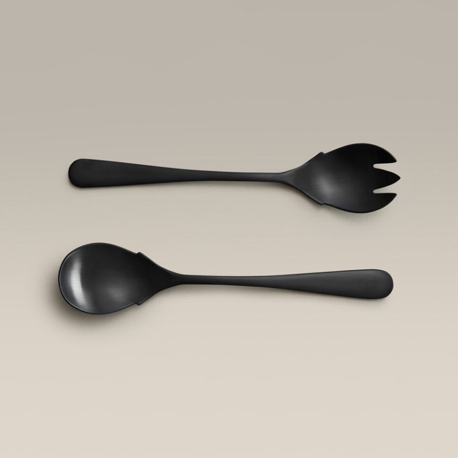 Serving Fork and Spoon Set 9.5 Inch