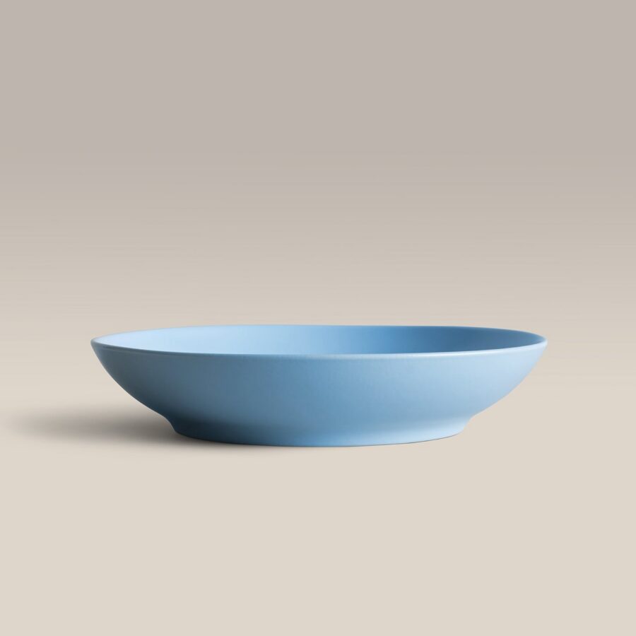 Wide Shallow Ceramic Serving Bowl 113 oz