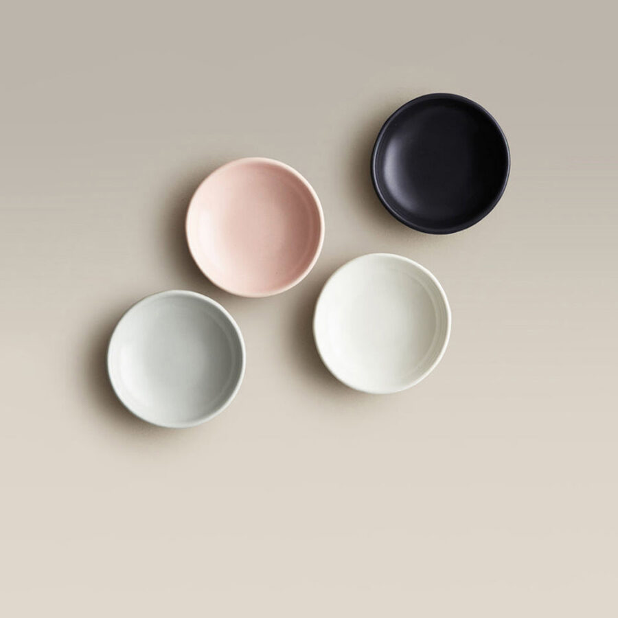 Small Ceramic Condiment Dip Dish Set 2.7 Inch